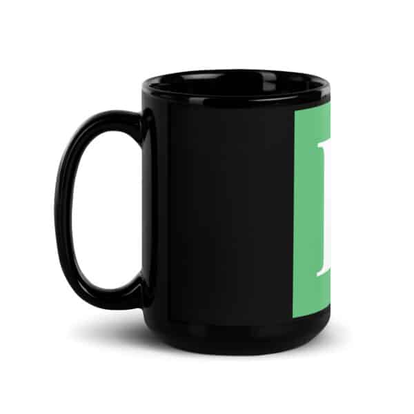 black glossy mug black 15 oz handle on left 65bab69137059